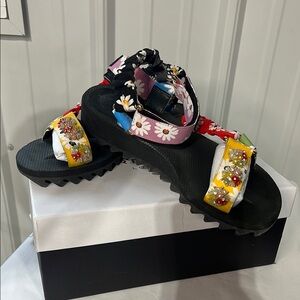 Floral Multi-Color Sandals